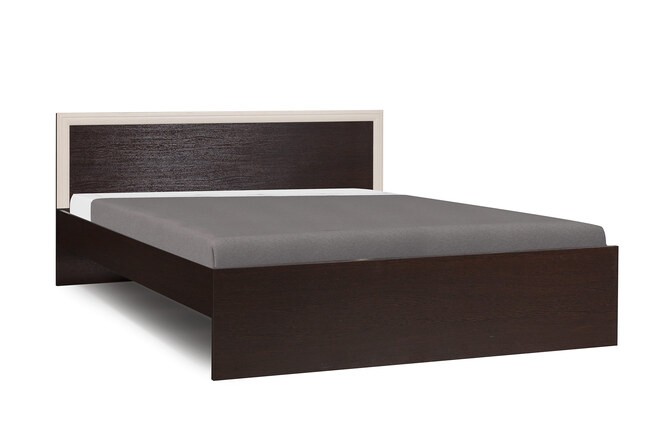 Кровать Олмеко 21.52-02 (ВЕНГЕ/ДУБ ЛИНДБЕРГ) 120х200