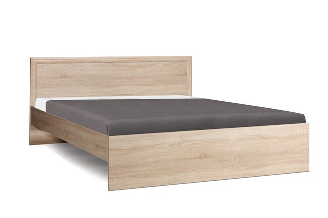 Кровать Олмеко 21.53-01 (ДУБ СОНОМА) 160х200