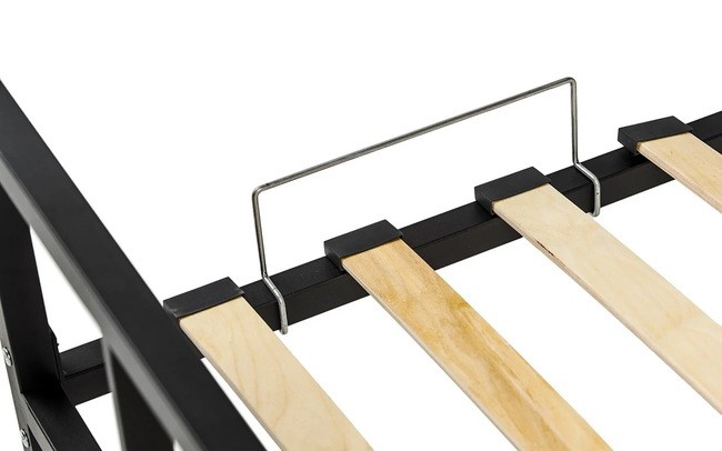 Кровать Аскона Остин черная 180х200- фото3