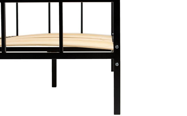 Кровать Аскона Остин черная 180х200- фото4