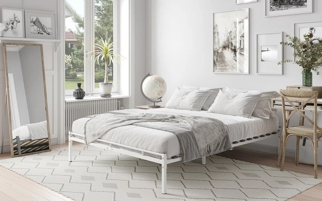 Кровать Аскона Хью белая 180х200- фото2