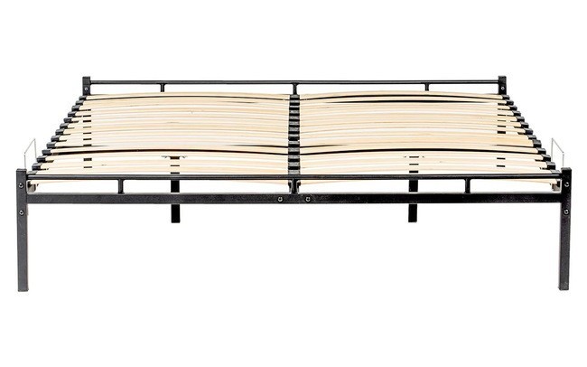 Кровать Аскона Хью черная 180х200- фото4