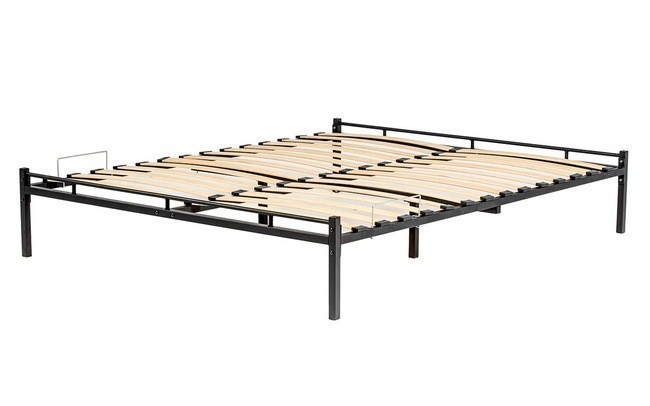 Кровать Аскона Хью черная 180х200- фото3