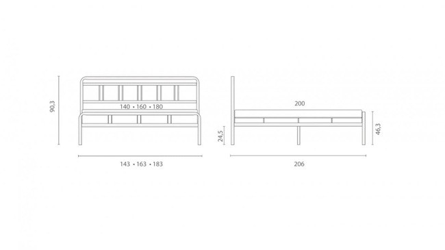 Кровать Аскона Авиньон белая 180х200- фото2