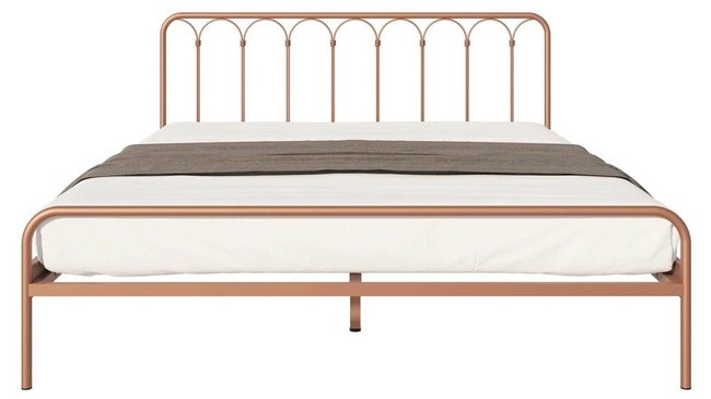Кровать Аскона Корса бронзовый матовый 180х200- фото2