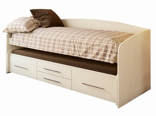 Кровать Олмеко ДВУХЪЯРУСНАЯ АДЕЛЬ-5 (ДУБ ЛИНДБЕРГ) 80х190- фото2