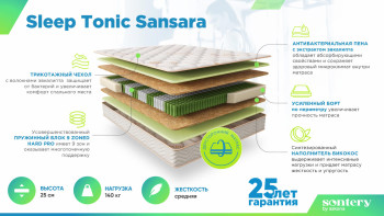 Матрас Аскона Sontery Sleep Tonic Sansara 160х200- фото2