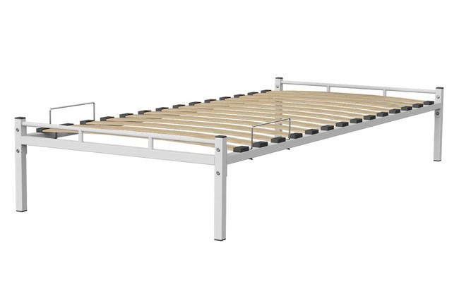 Кровать Аскона Хью белая 90х200- фото