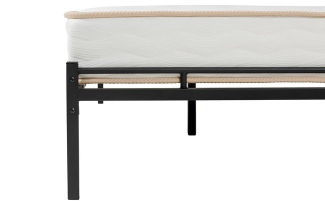 Кровать Аскона Хью черная 140х200- фото5