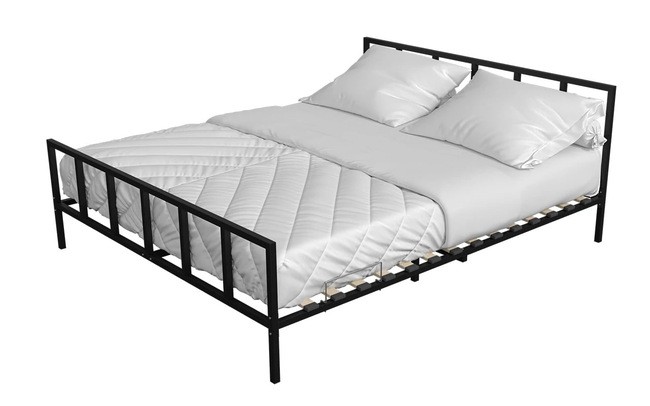 Кровать Аскона Остин черная 180х200- фото2