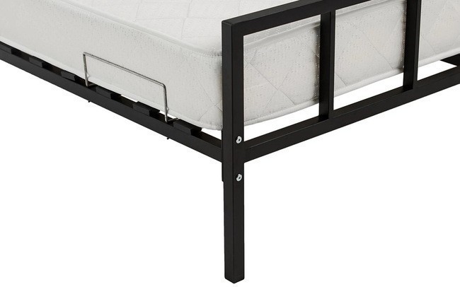 Кровать Аскона Остин черная 180х200- фото7