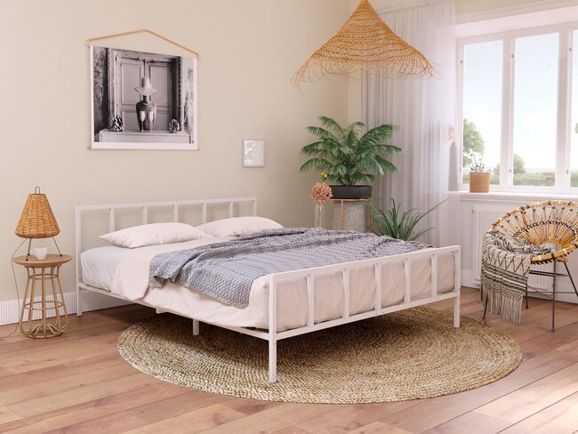 Кровать Аскона Остин белая 140х200- фото2